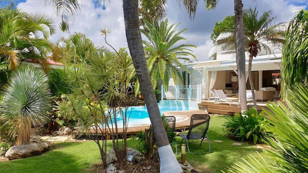 Villa Iguanou Et Piscine En Bord De Mer Proche Plages Marina Et Golf Сен-Франсуа Экстерьер фото